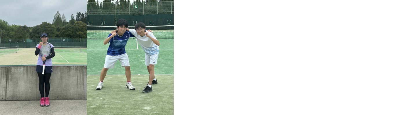 テニス部「ＩＨ地区予選」男女単複で県予選進出